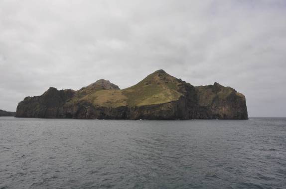 Chegando à ilha de Heimaey, no sul da Islândia